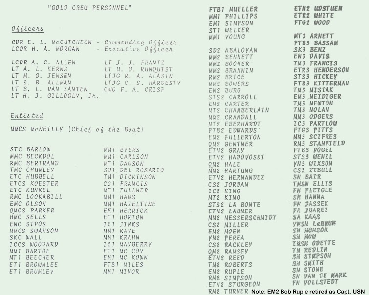 1969 Gold Crew List (108 KB)